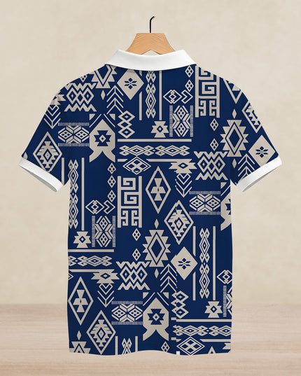 Ethnic Pattern Printed Polo #PP117