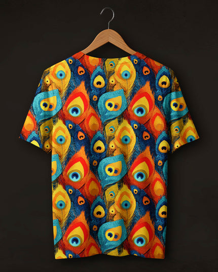 Peacock Wings Printed T-Shirt #PT141