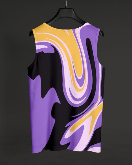 Marble Fluid Print Sando #154