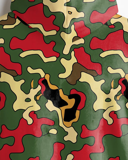 Camouflage Printed Hoodie #108
