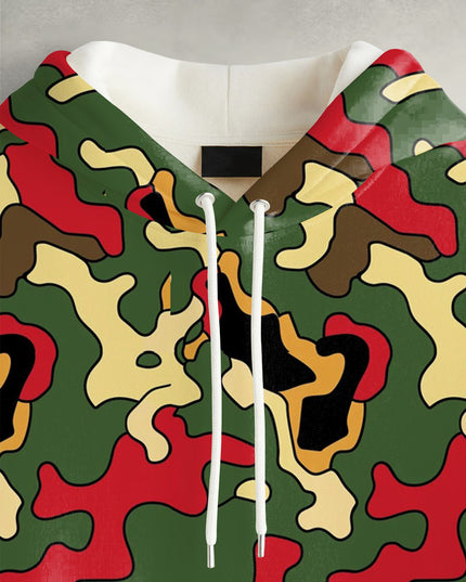 Camouflage Printed Hoodie #108