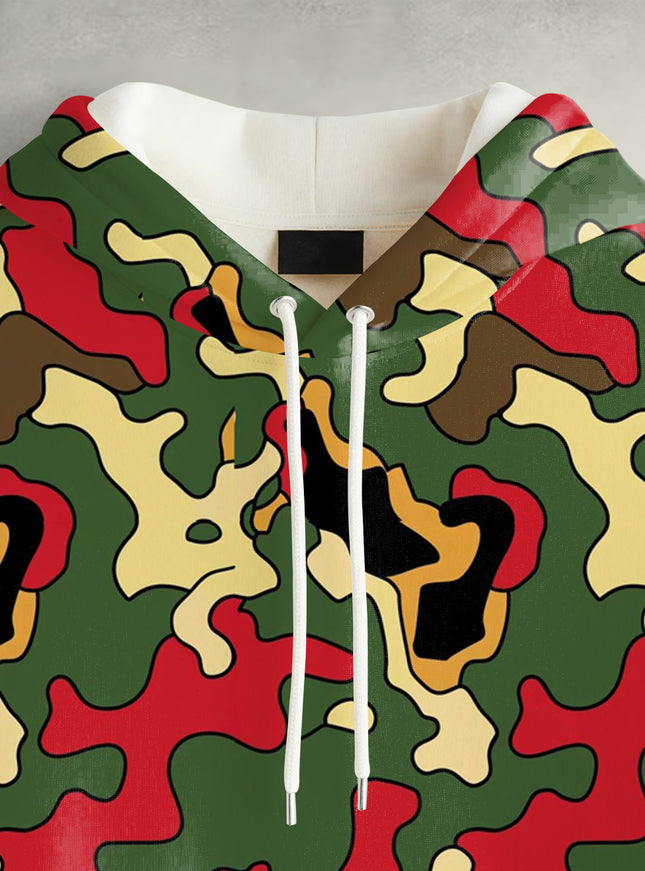 Camouflage Printed Hoodie #108