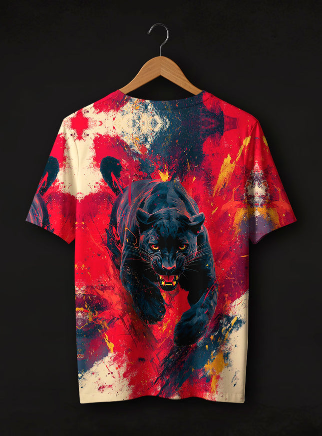 Black Panther Printed T-Shirt #PT1037