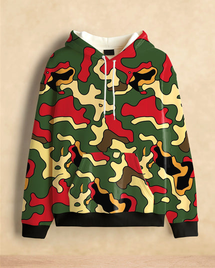 Camouflage Printed Hoodie #108