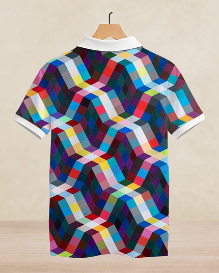 Mosaic Printed Polo #PP115