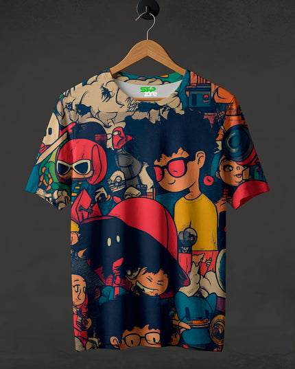 90s Street Art Printed T-Shirt #PT189