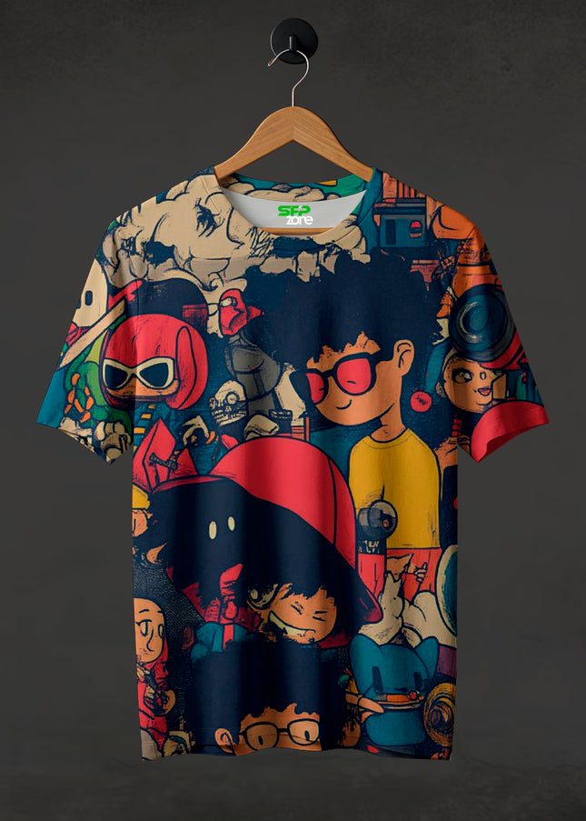 90s Street Art Printed T-Shirt #PT189