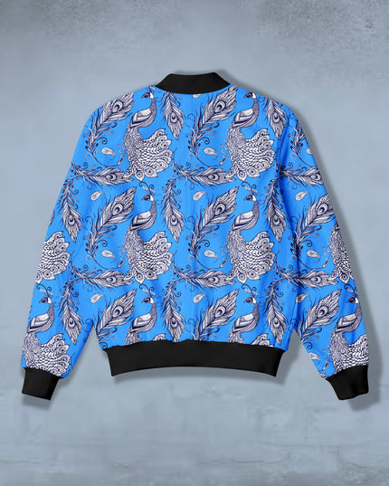 Ethnic Art Print Bomber Jacket #BJ108