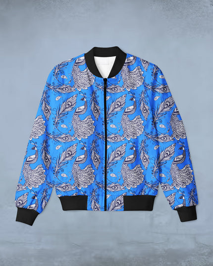 Ethnic Art Print Bomber Jacket #BJ108