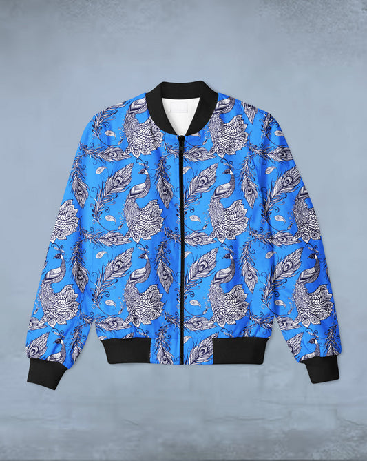 Ethnic Art Print Bomber Jacket #BJ108