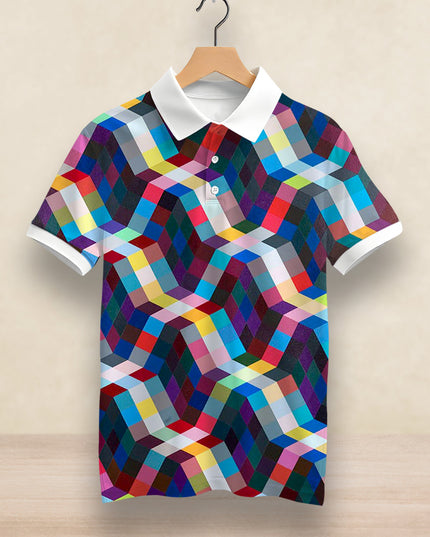 Mosaic Printed Polo #PP115