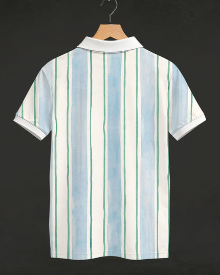 Trout Trio Art Printed Polo T-Shirt #PP176