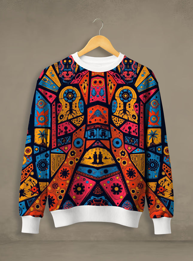 Abstract Art Printed Sweatshirt #109