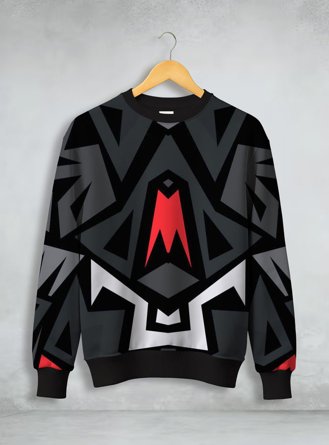 Geomatric Printed Sweatshirt #108