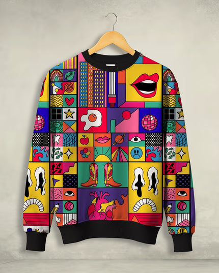Folk Art Sweatshirt #106