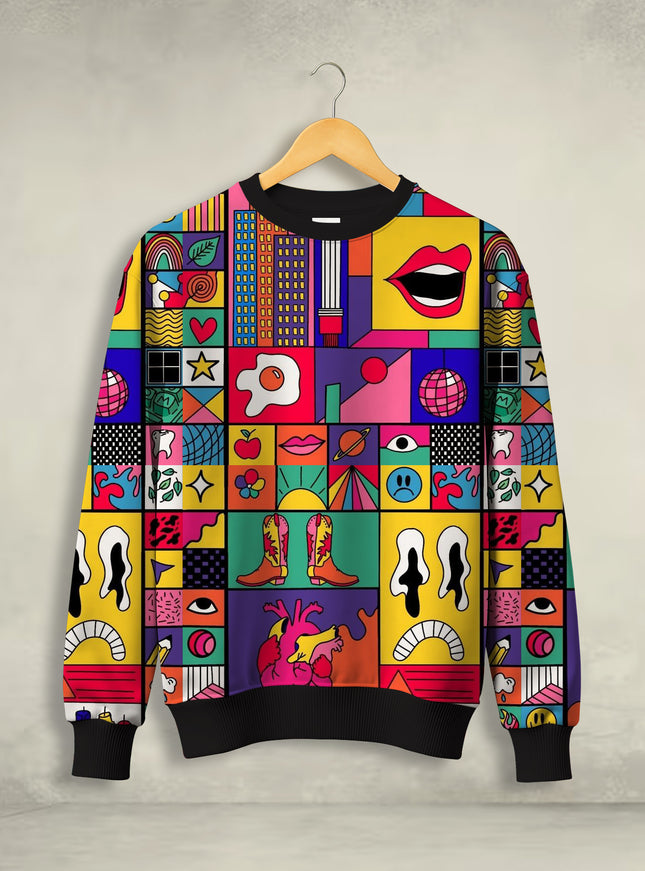 Folk Art Sweatshirt #106
