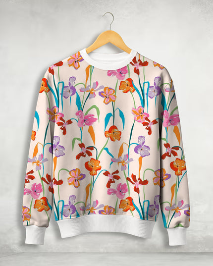 Colourful Floral Printed Sweatshirt #118