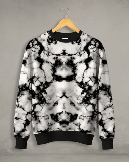 Black and White Clouds Sweatshirt #112
