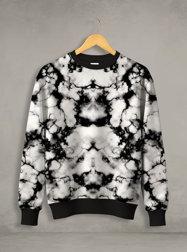 Black and White Clouds Sweatshirt #112