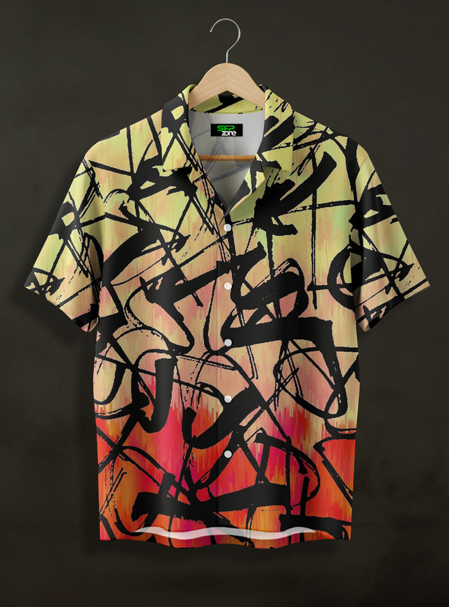 Abstract Art Printed Shirt