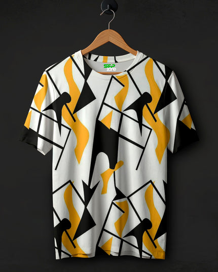 Abstract Art Printed T-Shirt #162