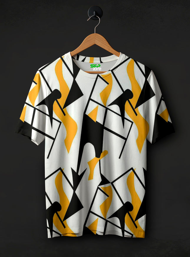 Abstract Art Printed T-Shirt #162