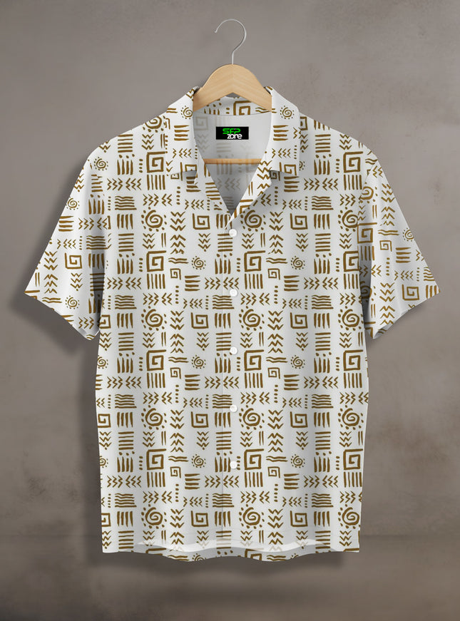 African Cultural Art Printed Shirt