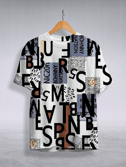 Alphabet Printed Tees #PT102