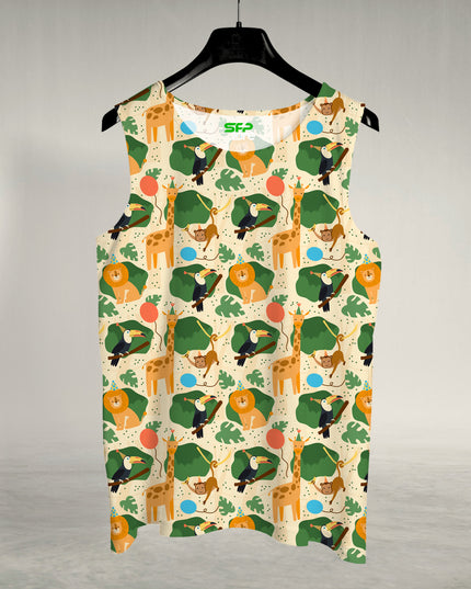 Animal Love Printed Sando #131