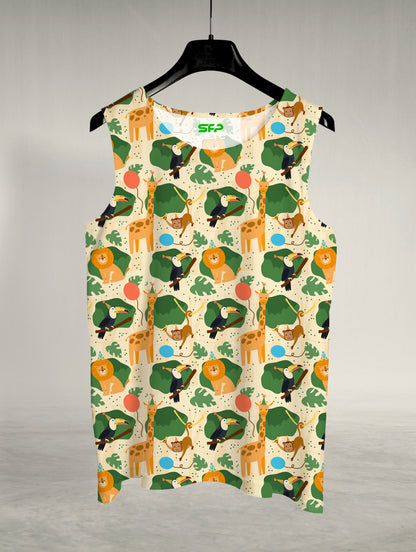 Animal Love Printed Sando #131