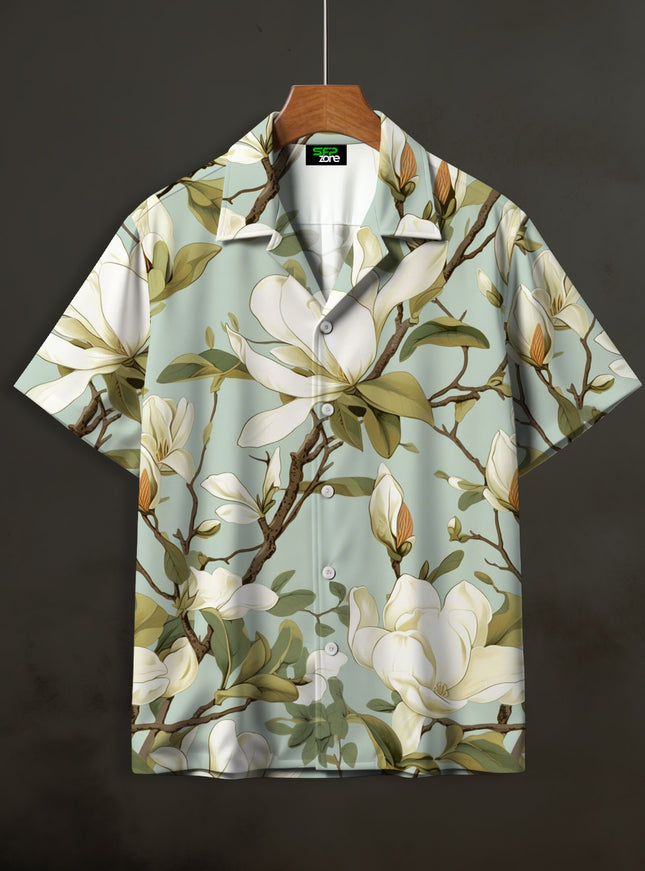 Big Floral Printed Shirt