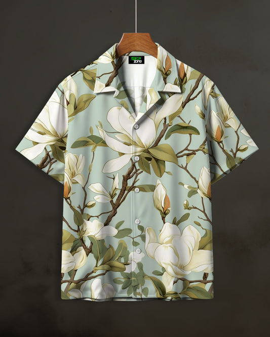 Big Floral Printed Shirt