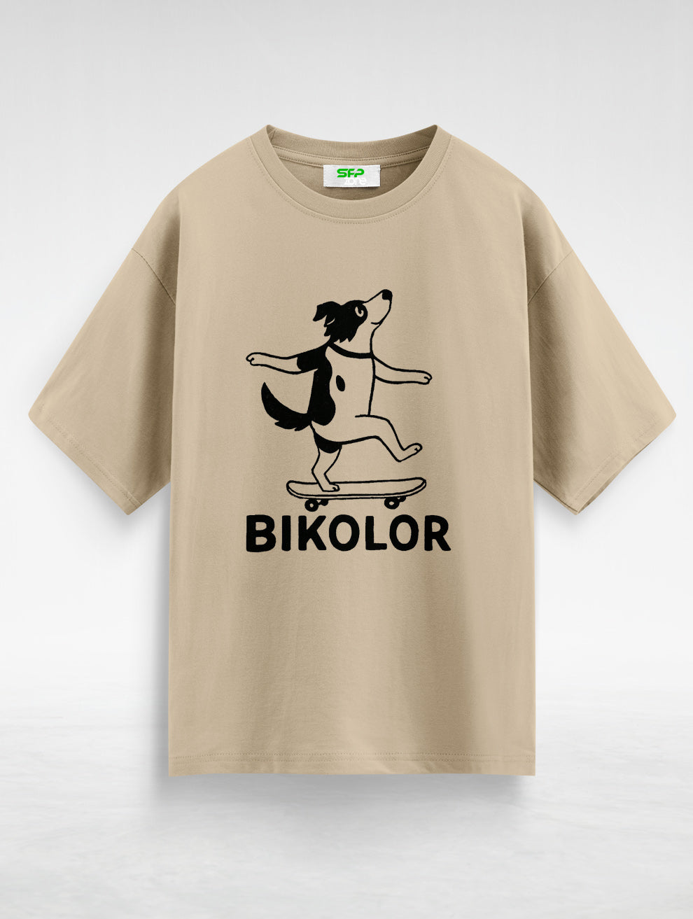 Bikolor Oversized Tees #134