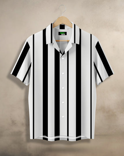 Black White Striped Shirt