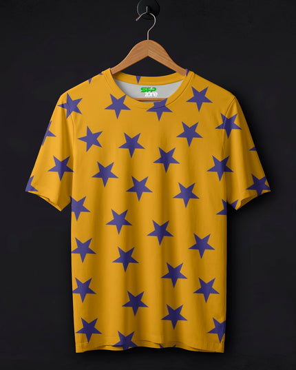 Blue Star Printed T-Shirt #PT153