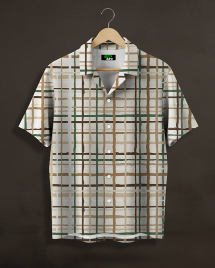 Classic Check Pattern Printed Shirt