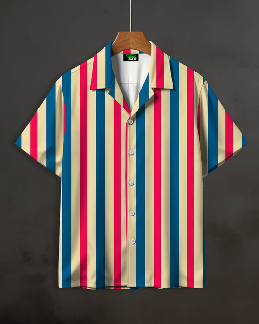 Classic Stripe Printed Shirt