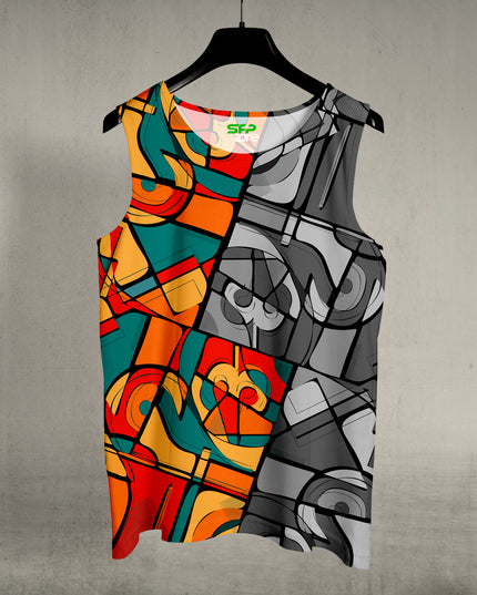 Colourful Abstract Sando #122