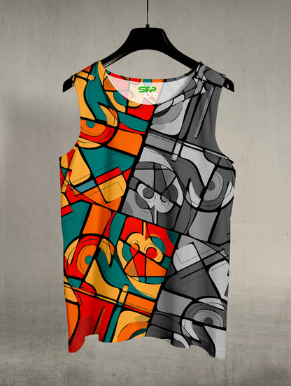 Colourful Abstract Sando #122