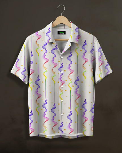 Colourful Drip Printed Shirt
