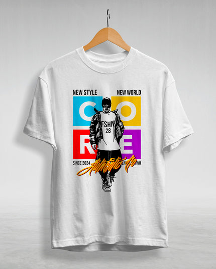 Core World Graphic Printed T-Shirt