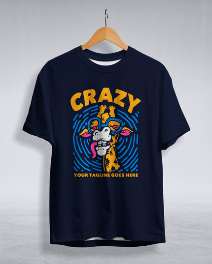 Crazy Graphic Printed T-Shirt