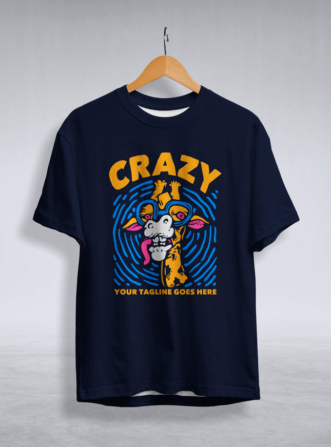 Crazy Graphic Printed T-Shirt