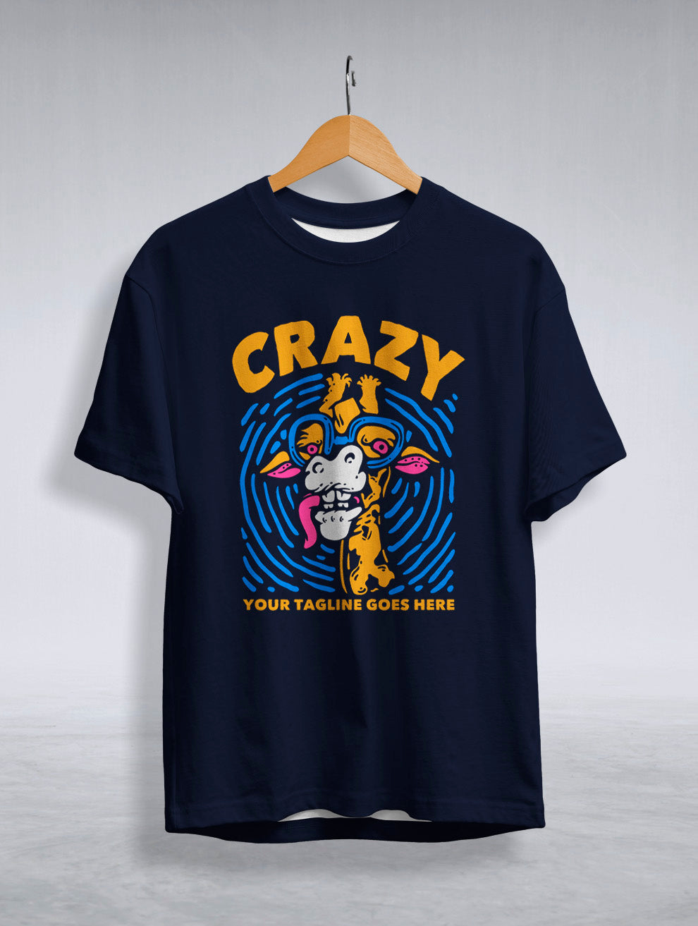 Crazy Graphic Printed T-Shirt