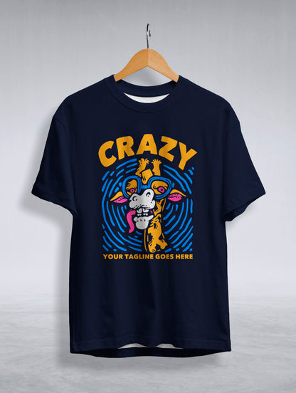 Crazy Graphic Printed T-Shirt