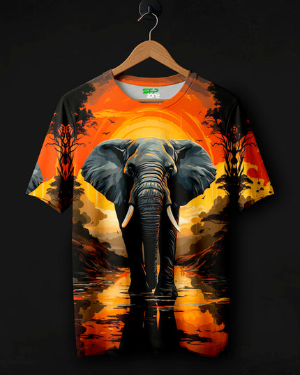 Elephant Printed T-Shirt #PT138