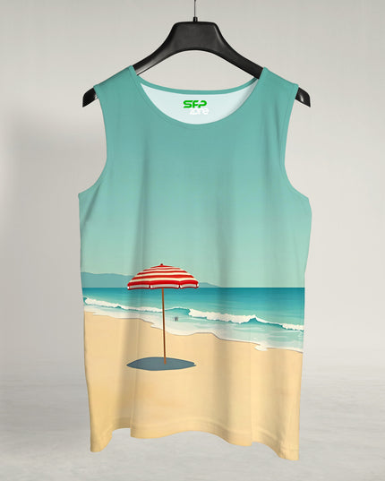 Empty Beach Printed Sando #118