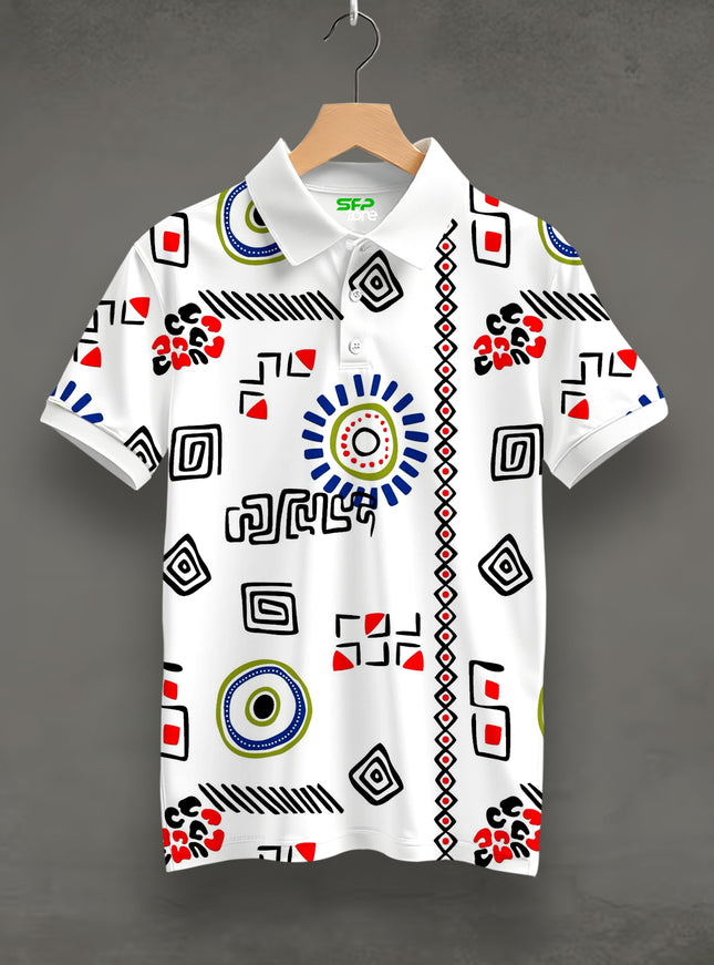 Ethnic Pop Art  Polo T-Shirt #PP188