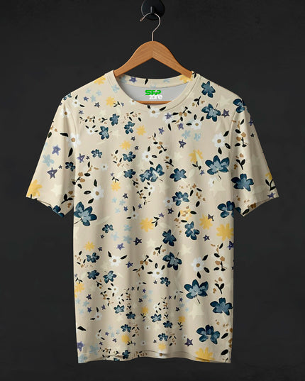 Floral Print T-Shirt #PT163