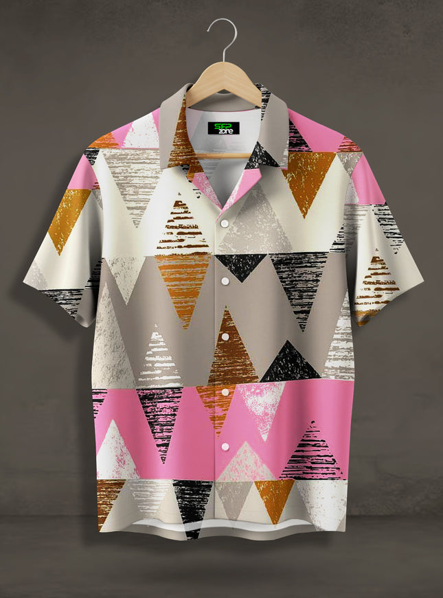 Geometric Prism Printed Shirt